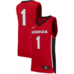 Nike Youth Georgia Bulldogs Red Replica Basketball Jersey, Small