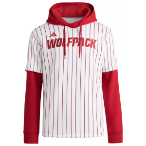 Adidas adidas Youth NC State Wolfpack White Dugout Pullover Hoodie, Large - $80.00 at DICK'S Sporting Goods
