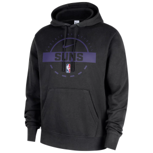 Nike Men's Phoenix Suns Black On Court Practice Club Pullover Hoodie, Medium