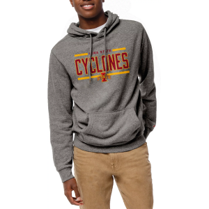 League-Legacy Men's Iowa State Cyclones Grey Heritage Hoodie, Small, Gray