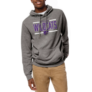 League-Legacy Men's Kansas State Wildcats Silver Heritage Hoodie, Small, Gray