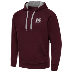 Antigua Men's Morehouse College Maroon Tigers Maroon Victory Pullover Hoodie, Small, Red