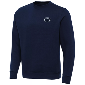 Antigua Men's Penn State Nittany Lions Navy Victory Pullover Crewneck Sweatshirt, Medium, Blue
