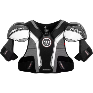 Warrior Senior Rise Shoulder Pads, Medium, Black