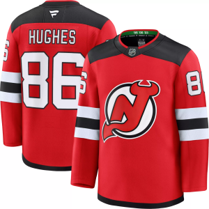 Fanatics NHL Men's New Jersey Devils Jack Hughes #86 2024-2025 Premium Authentic Home Jersey, Size 46, Red - $250.00 at DICK'S Sporting Goods