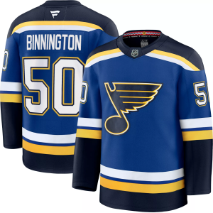 Fanatics NHL Men's St. Louis Blues Jordan Binnington #50 2024-2025 Premium Authentic Home Jersey, Blue - $250.00 at DICK'S Sporting Goods