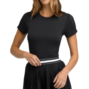 Wilson Women's Pro Seamless Short Sleeve Tennis T-Shirt, Small, Black