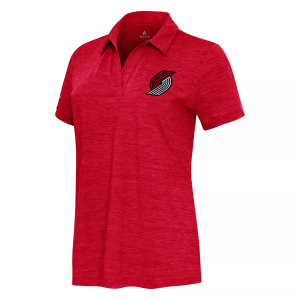 Antigua Women's Portland Trail Blazers Red Layout Polo, XS