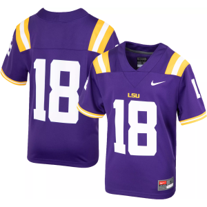 Nike Youth LSU Tigers Purple Replica Football Jersey, Large