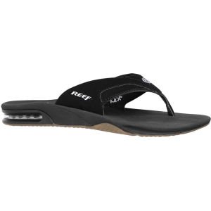 Reef Reef Men's Fanning Flip Flop, Size 8, Black/Silver - $74.99 at DICK'S Sporting Goods