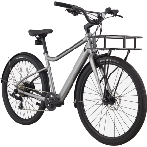 Cannondale Adult Treadwell Neo Electric Hybrid Bike | 650b | Men's | Grey | Bikes | Electric Bikes | Electric Bikes | Unisex Electric Bikes