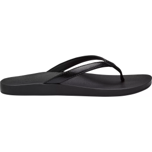 OluKai Women's Puawe Sandals, Size 5, Black/Black