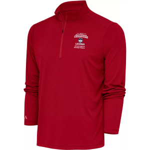 Antigua Antigua Men's UConn Huskies Red 2023 Men's Basketball National Champions Tribute 1/4 Zip, Small, Team - $74.99 at DICK'S Sporting Goods
