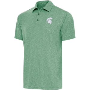Antigua Men's Michigan State Spartans Green Par 3 Polo, Medium