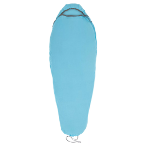 Sea to Summit Breeze Mummy Sleeping Bag Liner with Insect Shield and Drawcord Closure, Blue