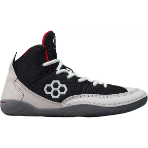 Rudis Kids' Courage Wrestling Shoes, Size 1, Black/White
