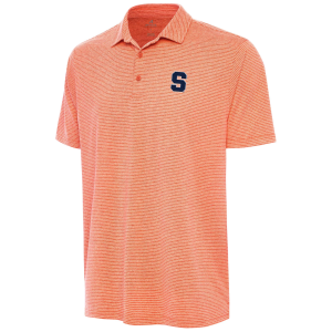 Antigua Men's Syracuse Orange Mango Heather Scheme Polo, Small, Multi