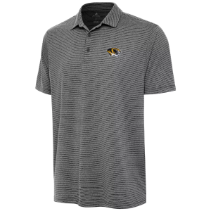 Antigua Men's Missouri Tigers Black Scheme Polo, Small