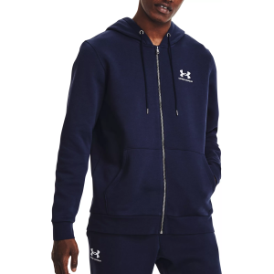 Under Armour Under Armour Men's Icon Fleece Full-Zip Hoodie, Medium, Midnight Navy/White - $70.00 at DICK'S Sporting Goods