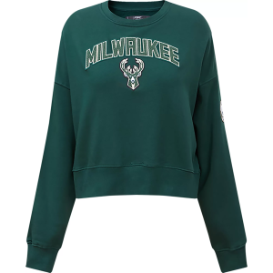 Pro Standard Pro Standard Women's Milwaukee Bucks Green Fleece Crewneck Sweater, XS - $70.00 at DICK'S Sporting Goods