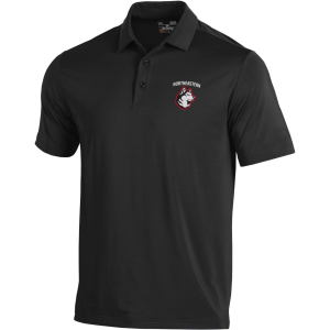 Under Armour Men's Northeastern Huskies Black Tech Polo, XL