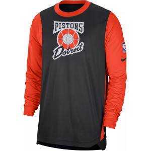 Nike Adult 2024-25 City Edition Detroit Pistons Program Long Sleeve T-Shirt, Men's, Medium, Black