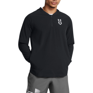 Under Armour Men's Utility Pro Long Sleeve Cage Jacket, Small, Black/White