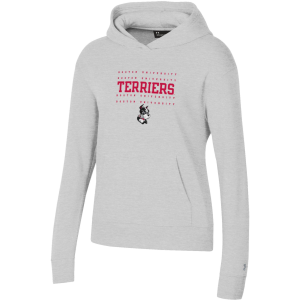 Under Armour Women's Boston University Terriers Grey Fleece Pullover Hoodie, Small, Gray