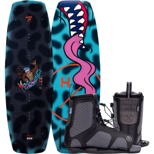 Hyperlite Junior Murray Jr. 127 cm W/Remix Wakeboard Package with Bindings, Kids, Multi