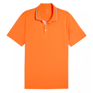 Puma PUMA Men's MATTR Elevated Solid Golf Polo, Medium, Rickie Orange - $52.50 at DICK'S Sporting Goods
