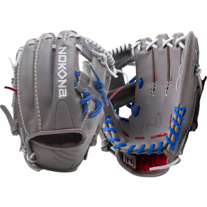 Nokona Nokona 11.5" Born in The USA EdgeX Series Glove, Grey/Red/Blue - $600.00 at DICK'S Sporting Goods