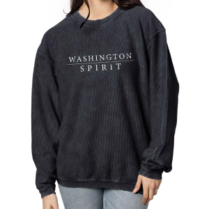 Chicka-D chicka-d Women's Washington Spirit Black Corded Crewneck Sweatshirt, Medium - $70.00 at DICK'S Sporting Goods