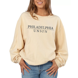 Chicka-D chicka-d Women's Philadelphia Union Natural Corded Crewneck Sweatshirt, Medium, Tan - $35.00 at DICK'S Sporting Goods