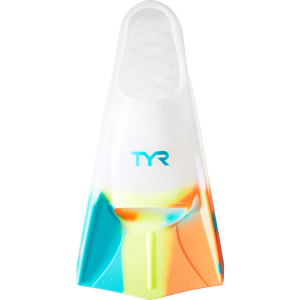 Tyr TYR Adult Stryker Silicone Swim Fins, Small, Teal/Orange - $80.00 at DICK'S Sporting Goods