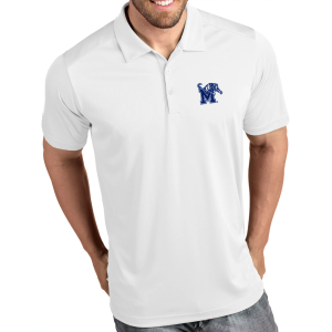 Antigua Antigua Men's Memphis Tigers Tribute Performance White Polo, XXXL - $64.99 at DICK'S Sporting Goods