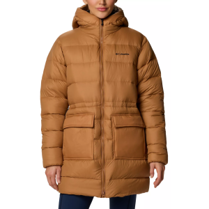 Columbia Women's Harmony Falls Mid Down Jacket, Medium, Camel Brown