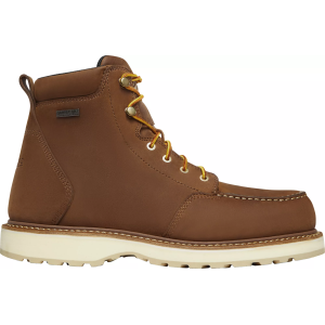 Danner Men's Cedar River 6" Waterproof Aluminum Toe Work Boots, Size 9.5, Brown
