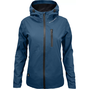 ActionHeat Women's 5V Heated Rain Jacket, XS, Mallard Blue