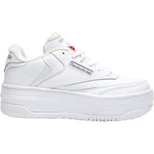 Reebok Kids' Grade School Club C Extra Shoes, Size 5, White/Grey