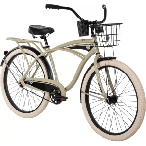 Huffy Huffy Men's Deluxe Perfect Fit 26" Cruiser Bike | 26" | Men's | Gloss Olive | Bikes | Lifestyle Bikes | Cruiser Bikes | Mens Cruiser Bikes - $219.99 at DICK'S Sporting Goods