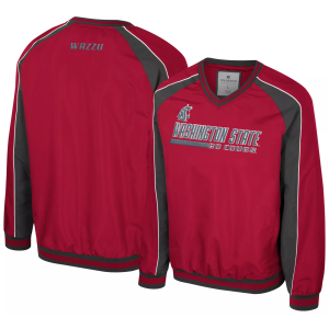 Colosseum Colosseum Men's Washington State Cougars Cardinal Goes America Coach Pullover Jacket, Large, Red - $41.97 at DICK'S Sporting Goods