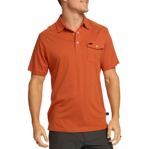 Howler Brothers Mens Ranchero Polo, Men's, Large, Oxidized Clay