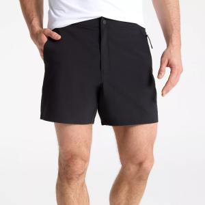 VRST Men's 6" Resort Short, Medium, Pure Black