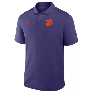 Nike Men's Clemson Tigers New Orchid Victory Polo, Small, Purple