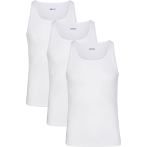 SKIMS Men's Cotton Tank Top - 3 Pack, XS, Chalk