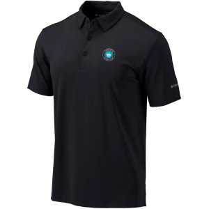 Columbia Adult Charlotte FC 2024 Drive Black Polo, Men's, Small