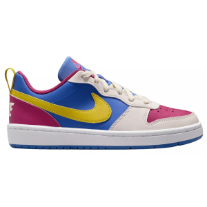 Nike Kids' Grade School Court Borough Low Recraft Shoes, Size 3.5, Blue/Red