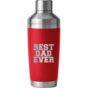 YETI Custom Rambler 20 oz. Cocktail Shaker, Rescue Red