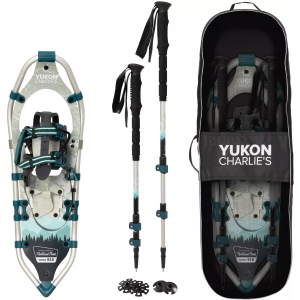 Yukon Charlie's National Park Snowshoe Kit, Gray/Teal