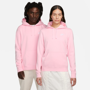 Nike Women's Sportswear Club Fleece Pullover Hoodie, XS, Med Soft Pink